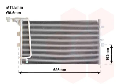 A Buon Prezzo VAN WEZEL 47005039 - Condensatore, climatizzatore ATP Autoricambi