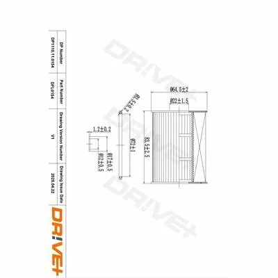 DR!VE+ DP1110.11.0154 Filtro Olio Compra Online