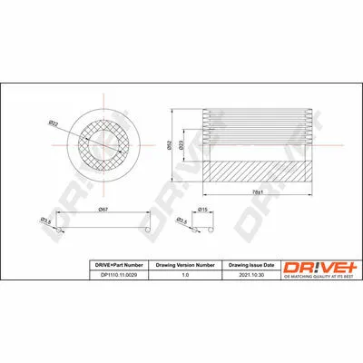 Compra Oggi Stesso DR!VE+ DP1110.11.0029 Filtro Olio