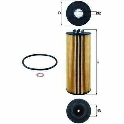 Quantità Limitata KNECHT OX 164D Filtro Olio
