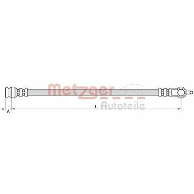 Offerta Lampo METZGER 4111630 Flessibile del Freno