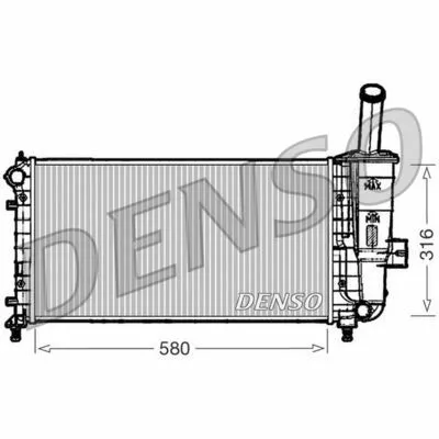 DENSO DRM09102 Radiatore, Raffreddamento Motore Nuovo Arrivo