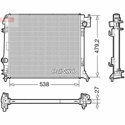 A Buon Prezzo DENSO DRM46064 Radiatore, Raffreddamento Motore