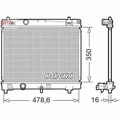 Affare DENSO DRM50103 Radiatore, Raffreddamento Motore